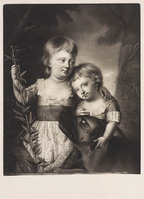 KG 15076
<br/>
James Stuart Prince of Wales en zuster Louisa Maria
<br/>
<em>Smith, John (1652?-1742)</em>